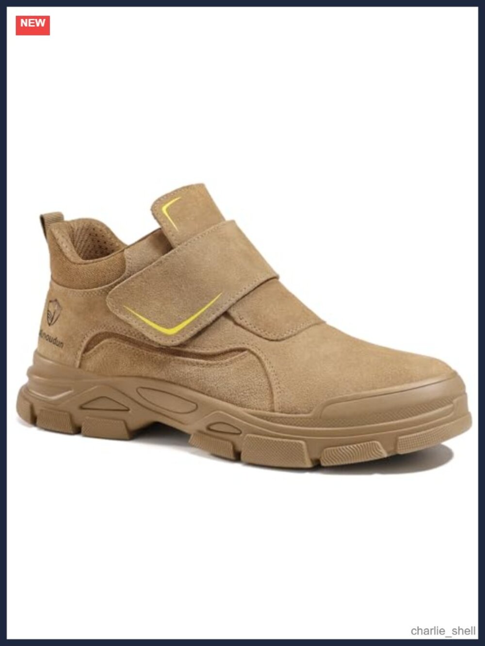 Steel Toe Work Boots Suede Puncture Resistant Welding Shoes